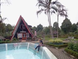 Rumah hobbit di new zealand. Villa Kidang Kencana Villa Unik Berbentuk Segitiga Di Tengah Kebun Teh Ridwanderful