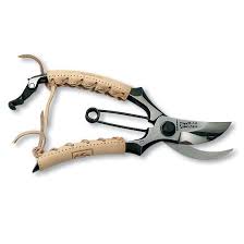 Japanese Forged Leather Handled Pruning Shear 200mm Jardines Jardineria Antigua