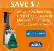 Bissell Big Green Professional Carpet Cleaner Machine Rental 7 Off A Bissell Rental At Lowes Nbsp More Frugal Tips The Royal Family From Our Reade Bissell Big Green Bissell Carpet Cleaner Green Carpet Cleaning