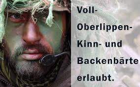 Bart is a high achiever that is not afraid to ask questions. Heer Erlaubt Soldaten Ab Sofort Vollbarte Heer Zivildienst Derstandard At Inland