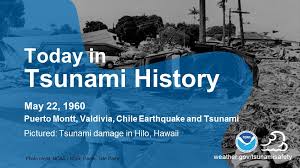 From chile the tsunami radiated outward, killing 61 people in hawaii and 122 in japan. National Weather Service On Twitter 5 22 1960 Largest Recorded Earthquake Magnitude 9 5 Produced Tsunami Observed Around The World Https T Co A8whlt5mwd Tsunamiprep Https T Co 7wfc3v4oy7