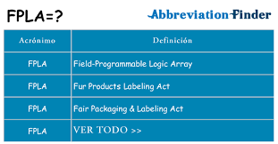 1 видео 2 просмотра обновлен 31 июл. Que Significa Fpla Fpla Definiciones Abreviatura Finder