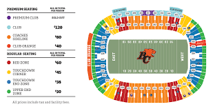 Bc Place Seating Chart And Prices 2016 Alumni Ubc