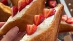 Fried Japanese Cream Filled Sandwich Recipe