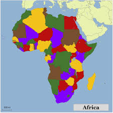 Facebook gives people the power to share and makes the. Blank Color Map Of Africa