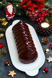 Buche Au Chocolat Amandine Cooking En 2020 Buche Au Chocolat Dessert Alimentation