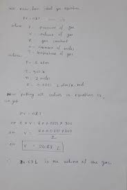 R = p v n t = 101.325 kpa × 22.414 l 1.000 mol × 273.15 k = 8.314 kpa ⋅ l/k ⋅ mol Solved 2 Moles Of A Gas Have A Pressure Of 2 Atm At A Temperature Of 300k Course Hero