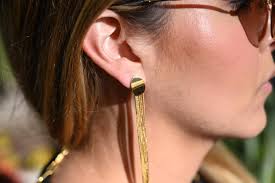 Gold Tassel Earrings