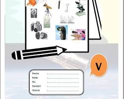 Gambar Perlengkapan praktikum media pembelajaran SD