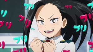 Running and jumping in those tight red boots really did a number on her heels, soles and toes. Momo Yaoyorozu My Hero Academia Absolute Anime