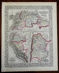 View both areas on a map to show their proportionate meanwhile, the population of colombia is ~49.1 million people (17.2 million fewer people live in peru). South America Colombia Venezuela Peru Ecuador Argentina 1872 Mitchell Map 1872 Karte Raremapsandbooks