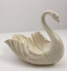 Lenox Ivory Swan Decorative Bowl Candy Dish 8 5 X 6 5 X 6 Blue Swan Decor Ceramic Art Decorative Bowls