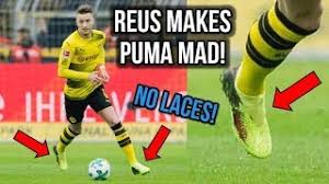 While the first black / yellow signature puma evospeed marco reus soccer boots feature a special design, they also communicate a hidden message that goes far behind football. Marco Reus Makes His Own Laceless Boots Puma Is Not Happy Youtube