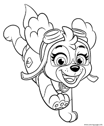 You can now print this beautiful paw patrol mighty pups skye for girls coloring page or color online for free. Skye From Paw Patrol Coloring Pages Printable