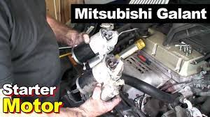 A few tips on replacing a starter on a 2003 mitsubishi galant with a 2.4 liter 4 cylinder engine. 2009 Mitsubishi Galant Starter Youtube