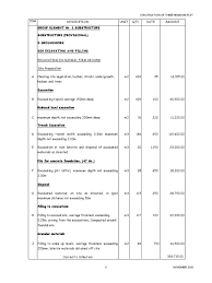 It's ready for you to customise and input your own project. Bill Of Quantities For A 3 Bedroom House Xls