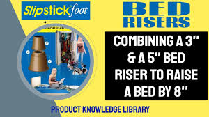 These risers are capable of supporting up to 2,000 lbs. Bedding Accessories 5 Inch Set Of 2 Risers And 2 Non Slip Rubber Protector Pads Incline Bed Risers For Acid Reflux Gerd Relief White Slipstick Cb656 127mm Home Engineering Webinars Com