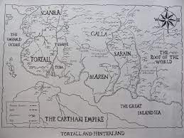 Map Of Tortall And Hinterland From Tortall Series By Tamora Pierce Imaginary Maps Book Worms Map