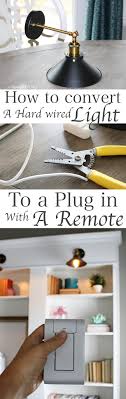 Recessed lighting fixtures go by a few names including housings, cans, high hats, or pot lights. How To Convert Hard Wired Light Fixtures Into A Plug In Remington Avenue