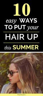 31 Easy Ways To Put Your Hair Up Beyond A Basic Ponytail Up Hairstyles Hair Styles Hair Hacks
