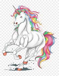 Best coloring pages of the most popular animals. Unicorn Full Colour Rainbow Run Png Similar Png