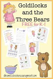 Goldilocks The Three Bears Free Printable Fairy Tales Preschool Nursery Rhymes Preschool Nursery Rhymes Activities