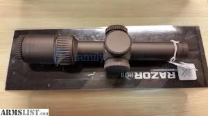 Magnification dials smoothly from a true 1x up to 6x. Armslist For Sale Vortex Razor Gen Ii E 1 6x24 Hd W Vmr2 Mrad Reticl