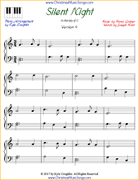 More sheet music coming soon ! Silent Night Intermediate Piano Sheet Music Free Printable Pdf At Www Christmasmusicsongs Com Pianomu Piano Sheet Music Free Clarinet Sheet Music Piano Sheet