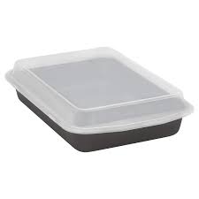 Baker S Secret 1107162 Signature Oblong Cook N Carry Pan With Plastic Cover To View Further For This Item Visit T Springform Pan Cake Cook N Cake Pan Set