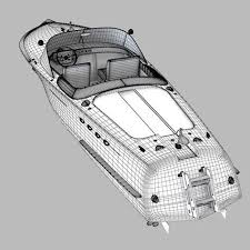 Riva Aquarama Boat 3d Model Riva Boat Model Boats Runabout Boat