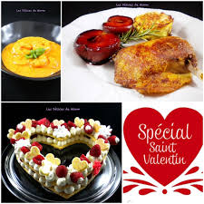 Un Menu Pour La Saint Valentin Menu Saint Valentin Repas Anniversaire Repas D Anniversaire