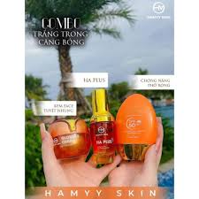 Chính Hãng] Combo Hamyy Skin 3 món: Serum HA Plus, Kem Face Tuyết Nhung,  Kem Chống Nắng
