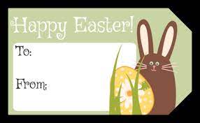 Once the videos begin to go live, i will start posting about them with a. Happy Easter Bunny Egg Gift Tag