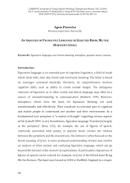 Learn vocabulary, terms and more with flashcards, games and other study tools. Pdf An Analysis Of Figurative Language In Selected Bring Me The Horizon S Songs