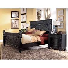 Ashley Furniture Britannia Collection Britannia Rose Panel Bedroom Set B651 Pb Set Millennium By Ashley Rose Bedroom Black Bedroom Furniture Set Bedroom Set