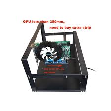 Plenty of room between cards allow airflow. Buy Steel Coin Open Air Miner Mining Frame Rig Case Up To 8 Gpu Btc Ltc Eth Ethereum Hardware Fixtures At Jolly Chic