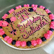 See more ideas about cake, birthday cake, cupcake cakes. 18th Birthday Pink Black Cookie Cake The Frosted Tier Facebook