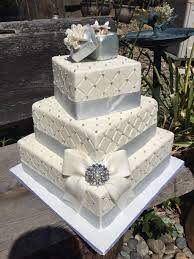 Square Faux Fake Gift Box Wedding Cake By Cakeinthecupboard On Etsy Fake Gifts Wedding Cakes Cake