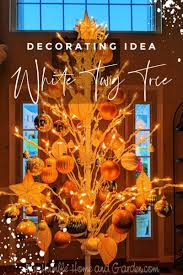 White Twig Tree Unique How To Decorating Idea My Humble Home And Garden Christmas Decor Diy Christmas Decorations Tree House Decor