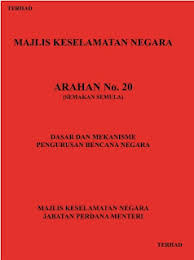 Arahan ini disediakan bertujuan untuk menggariskan dasar dan mekanisme pengurusan bencana secara berdasarkan arahan ini, mkn sebagai agensi peneraju utama pengurusan bencana negara bertanggungjawab untuk menyelaras pelaksanaan bantuan. Arahan Mkn 20 Oleh Majlis Keselamatan Negara