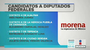 Si ya entraste a la página candidaturas del ine y ya tienes tu número de sección a la mano, lo único que resta es. Morena Candidatos Diputados Noticias Con Juan Carlos Valerio Youtube