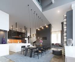 Transitional blue dining room has asian and coastal decor 5 photos. Modern Dining Room Design With Dark Color Concepts Roohome