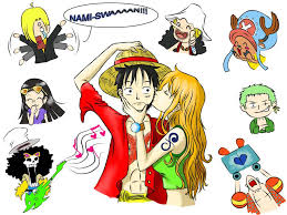 Kiss By Nekoalis88 One Piece Luffy One Piece Nami One Piece Anime
