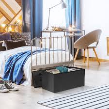 An empire bench is a slimmer. Otto Ben 30 Inch Button Design Memory Foam Folding Storage Ottoman Bench With Faux Leather Walmart Com Walmart Com
