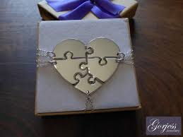 Check spelling or type a new query. Five Piece Heart Puzzle Necklace Pendants Five Piece Etsy