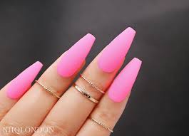 Try adding up different glitters of lighter shades pointed nails also offer an impression of longer fingers similar to the oval nails. Press On Nails Coffin Shape Collection Nhq London