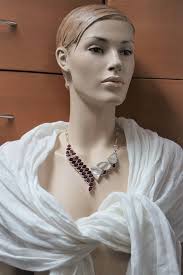 FACETED RUBY MOP Sterling Necklace, Adjustable Choker, Party Jewelry,  Wedding Gift, Bridesmaid Jewelry, Holiday Gift for Women