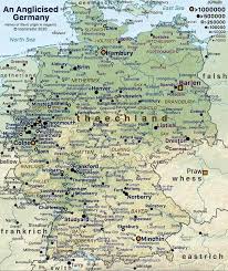 Book hotels, flights, & rental cars. Map Of Anglicised Germany Europe