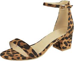 Color sand cheetah print suede. Block Heel Leopard Print Sandals Pasteurinstituteindia Com