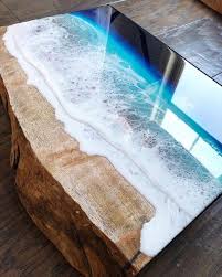 Wave Table Resin Furniture Resin Art Painting Resin Art